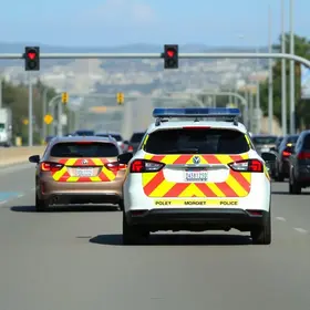 Operação de trânsito em Bertioga