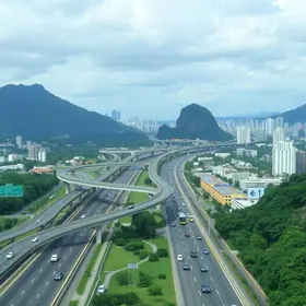 rodovias Rio-Santos e Padre Manoel da Nóbrega