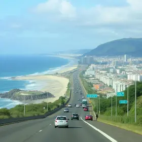 rotas para o litoral de São Paulo