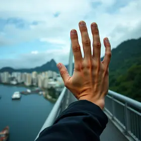 Mãos e dedos humanos encontrados em Angra