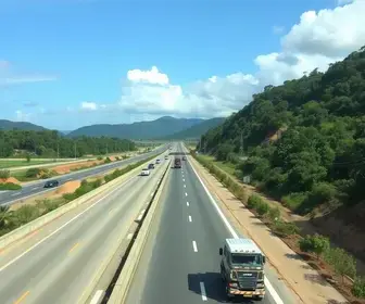 obras na Rodovia Rio-Santos
